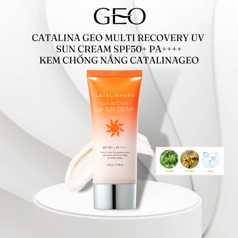 Kem Chống Nắng Catalina Geo MULTI RECOVERY UV SUN CREAM SPF50+ PA++++