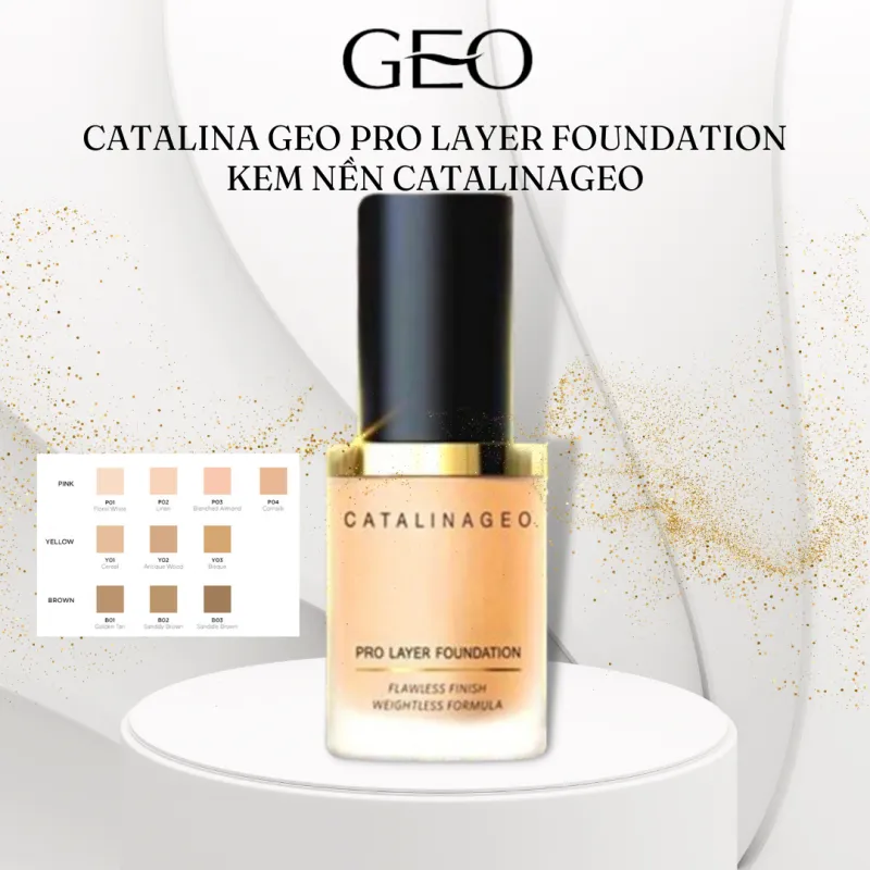 Kem Nền Catalina Geo Pro Layer Foundation (30 ML)