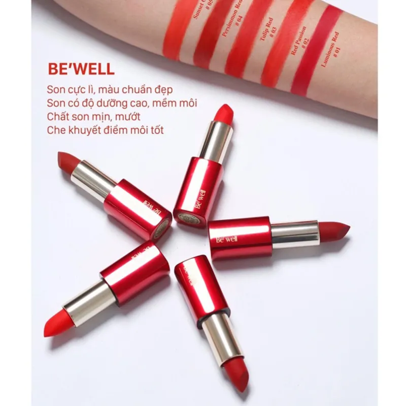 Son thỏi BE'WELL Matte Lip Color [ver02]