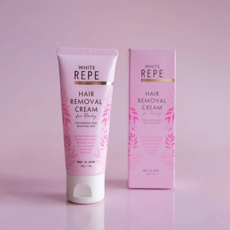 Kem tẩy lông WHITE REPE HAIR REMOVE CREAM 2IN1 (50gr)